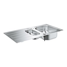Grohe Мийка для кухні 965 x 500 мм з ексцентриком, 2 чаши, матова (31564SD1)