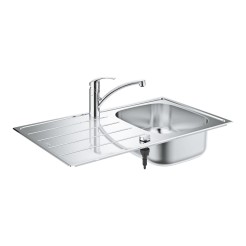 Grohe Комплект Мийка для кухні 860 x 500 мм + Eurosmart Одноважільний змішувач (31565SD1)