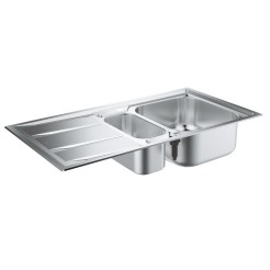 Кухонна мийка Grohe 983x513мм матова з ексцентриком 2 чаши 31569SD0 Кухонна мийка Grohe 983x513мм матова з ексцентриком 2 чаши 31569SD0