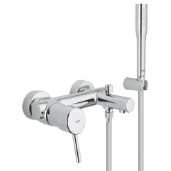 Grohe Concetto Змішувач одноважільний для ванни з душовим гарнітуром (32212001) Grohe Concetto Змішувач одноважільний для ванни з душовим гарнітуром (32212001)
