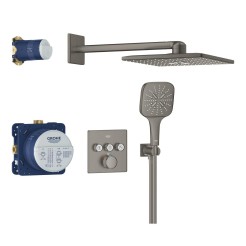 Grohe Grohtherm SmartControl Прихована душова система з Rainshower SmartActive 310 Cube (34864AL0) Grohe Grohtherm SmartControl Прихована душова система з Rainshower SmartActive 310 Cube (34864AL0)