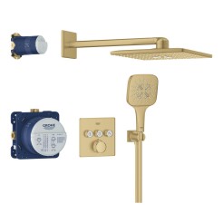 Grohe Grohtherm SmartControl Прихована душова система з Rainshower SmartActive 310 Cube (34864GN0) Grohe Grohtherm SmartControl Прихована душова система з Rainshower SmartActive 310 Cube (34864GN0)