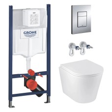 Grohe Комплект унітазу з інсталяцією 4 в 1 Grohe Solido Even (3884966KA513636)