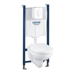 Grohe Комплект Solido 5-в-1 Унітаз + інсталяція Rapid SL c клавішею Skate Air (39116000) Grohe Комплект Solido 5-в-1 Унітаз + інсталяція Rapid SL c клавішею Skate Air (39116000)