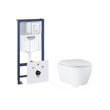Grohe Комплект Essence Ceramic, інсталяційна система з підвісним унітазом (39571CB0)