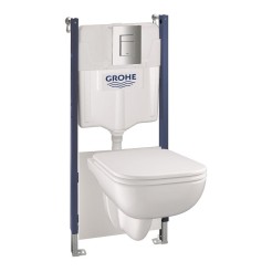 Grohe Комплект Solido StartEdge 5 в 1 з клавішею EVEN (39818000) Grohe Комплект Solido StartEdge 5 в 1 з клавішею EVEN (39818000)