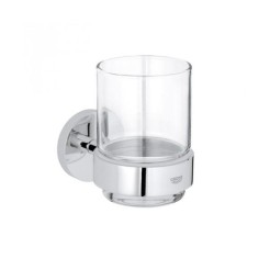 Grohe Essentials Стакан скляний з тримачем (40447001) Grohe Essentials Стакан скляний з тримачем (40447001)