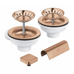 Grohe Набір для раковини з випуском для раковин на 2 чаші (40999DL0) Grohe Набір для раковини з випуском для раковин на 2 чаші (40999DL0)