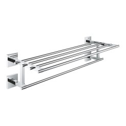 Grohe QuickFix Start Cube Полка для рушників з додатковою горизонтальною штангою(41099000) Grohe QuickFix Start Cube Полка для рушників з додатковою горизонтальною штангою(41099000)
