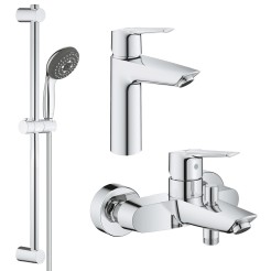 Grohe Набiр змiшувачiв QuickFix Start 3 в 1 для ванни (LI202301ME) Grohe Набiр змiшувачiв QuickFix Start 3 в 1 для ванни (LI202301ME)