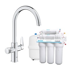 Кухонний змішувач Grohe StartCurve з фільтром зворотного осмосу Ecosoft Standar MO55030592