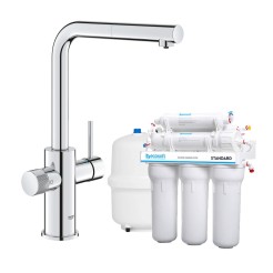 Кухонний змішувач Grohe Blue Pure Minta з фільтром зворотного осмосу Ecosoft Standart MO55030601 Кухонний змішувач Grohe Blue Pure Minta з фільтром зворотного осмосу Ecosoft Standart MO55030601