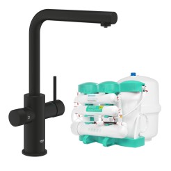 Кухонний змішувач Grohe Blue Pure Minta з фільтром зворотного осмосу Ecosoft P’URE AQUACALCIUM Mint MO67530590KF Кухонний змішувач Grohe Blue Pure Minta з фільтром зворотного осмосу Ecosoft P’URE AQUACALCIUM Mint MO67530590KF