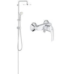 Grohe Tempesta System 200 Душова система Flex 27389002 зі змішувачем для душу Eurosmart 33555002 (NTE001) Grohe Tempesta System 200 Душова система Flex 27389002 зі змішувачем для душу Eurosmart 33555002 (NTE001)