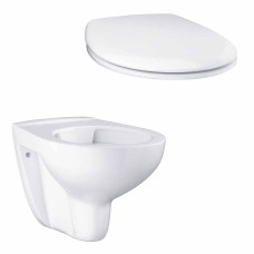 Grohe Підвісний безободковий унітаз GROHE Bau Ceramic з сидінням з мікроліфтом (NW0005)