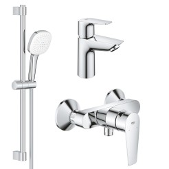 Grohe Набiр змiшувачiв BauEdge New 3 в 1 для ванни (UA123208S1
) Grohe Набiр змiшувачiв BauEdge New 3 в 1 для ванни (UA123208S1
)