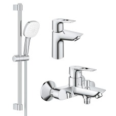 Grohe Набiр змiшувачiв BauLoop New 3 в 1 для ванни (UA123214S1)