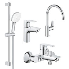 Grohe Набiр змiшувачiв BauEdge New 4 в 1 для ванни (UA123218K1)