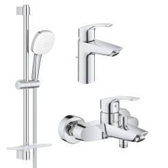 Grohe Набiр змiшувачiв Eurosmart 3 в 1 для ванни (UA123238S3) Grohe Набiр змiшувачiв Eurosmart 3 в 1 для ванни (UA123238S3)