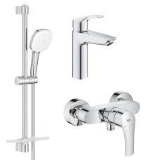 Grohe Набiр змiшувачiв Eurosmart 3 в 1 для душу(UA123244M1)