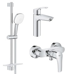 Grohe Набiр змiшувачiв Eurosmart 3 в 1 для душу(UA123244M1) Grohe Набiр змiшувачiв Eurosmart 3 в 1 для душу(UA123244M1)