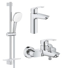 Grohe Набiр змiшувачiв Eurosmart 3 в 1 для ванни (UA123246M3)