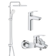 Grohe Набiр змiшувачiв Eurosmart 3 в 1 для ванни (UA123246R1)