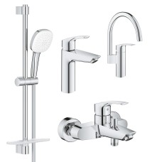 Grohe Набiр змiшувачiв Eurosmart 4 в 1 для ванни та кухні (UA123248M3)