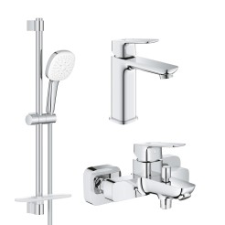 Grohe Набiр змiшувачiв Cubeo 3 в 1 для ванни (UA125246M) Grohe Набiр змiшувачiв Cubeo 3 в 1 для ванни (UA125246M)