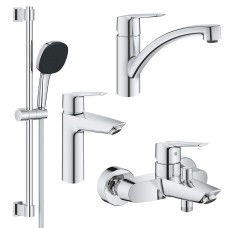 Grohe Набiр змiшувачiв QuickFix Start 4 в 1 для ванни та кухні (UA202301KE)