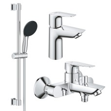 Grohe Набiр змiшувачiв QuickFix Start Edge 3 в 1 для ванни (UA202501SE)