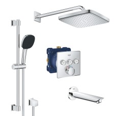Grohe QuickFix Grohtherm SmartControl Душовий комплект з Vitalio Comfort 250 Cube (UA202801C3)
