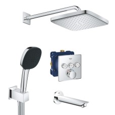 Grohe QuickFix Grohtherm SmartControl Душовий комплект з Vitalio Comfort 250 Cube (UA202802C3)