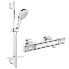 Grohe QuickFix Precision Feel Термостат для душу із душовим гарнітуром Rainshower SmartActive (UA202908T2)