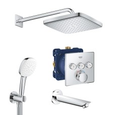 Grohe Grohtherm SmartControl Набір для комплектації ванни та душа з New Tempesta 250 (UA26415SC6)