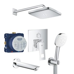 Grohe Eurocube Прихована душова система з Tempesta 250 Cube (UA26417SC0) Grohe Eurocube Прихована душова система з Tempesta 250 Cube (UA26417SC0)