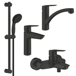 Grohe Набiр змiшувачiв QuickFix Start 4 в 1 для ванни та кухні (UA303311MK) Grohe Набiр змiшувачiв QuickFix Start 4 в 1 для ванни та кухні (UA303311MK)