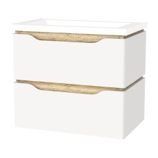 “Сакраменто” Тумба підвісна з ум. Глорія 70 2ш (біла)