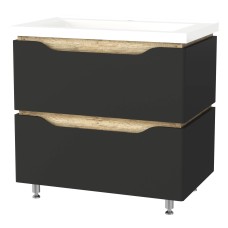 “Сакраменто” Тумба підлогова з ум. Глорія 70 2ш (антрацит)