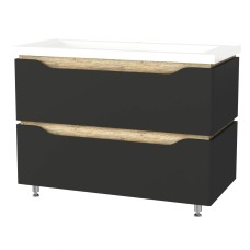 “Сакраменто” Тумба підлогова з ум. Глорія 90 2ш (антрацит)