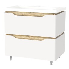 “Сакраменто” Тумба підлогова з ум. Глорія 70 2ш (біла)