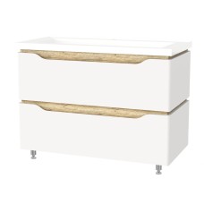 “Сакраменто” Тумба підлогова з ум. Глорія 90 2ш (біла)