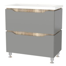 “Сакраменто” Тумба підлогова з ум. Глорія 80 2ш (сіра)