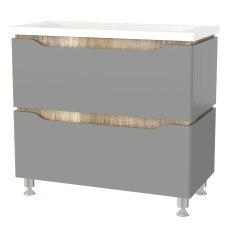 “Сакраменто” Тумба підлогова з ум. Глорія 90 2ш (сіра)