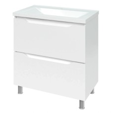 “Амелія” Тумба підлогова з умив. шк.Глорія 70 біла