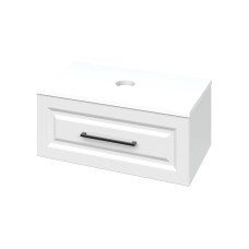 “Денвер” Тумба підвісна 80 біла, стільниця МДФ (біла)