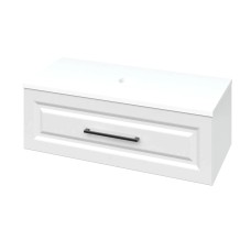 “Денвер” Тумба підвісна 100 біла, стільниця МДФ (біла)