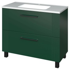 “Елара” Тумба підлогова з ум.Родео 100 смарагд