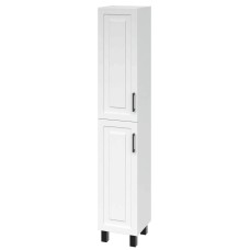 “Альба” Пенал підлоговий 35х35 (білий матовий, лівий ) фреза NEW