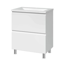 “Каріна” Тумба підлогова з умив Глорія 60 2ш (біла)